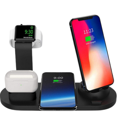 Station de chargement sans fil 7 en 1 – compatible avec iPhone, SmartPhone, Smart Watch, Airpods