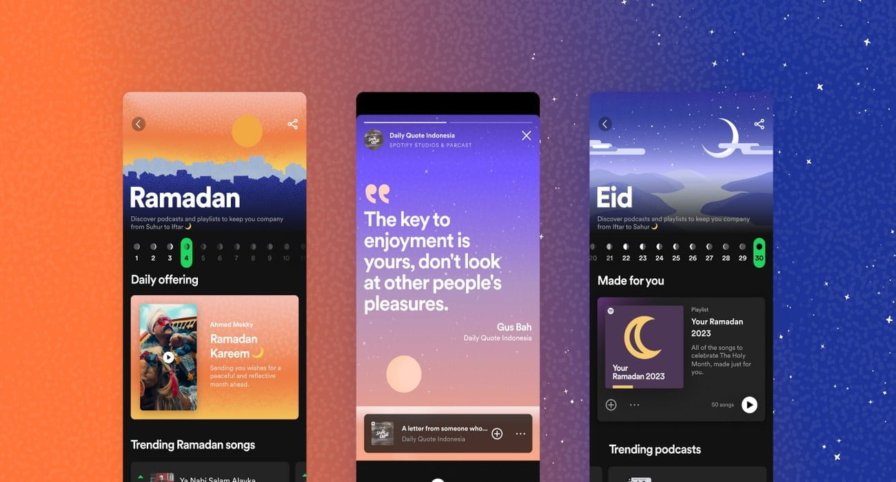 Spotify célèbre le mois Ramadan avec une nouvelle expérience
