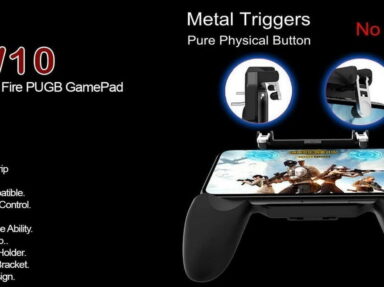 Manette Jeu PUBG W10 : Accessoire pour Champ Bataille Mobile