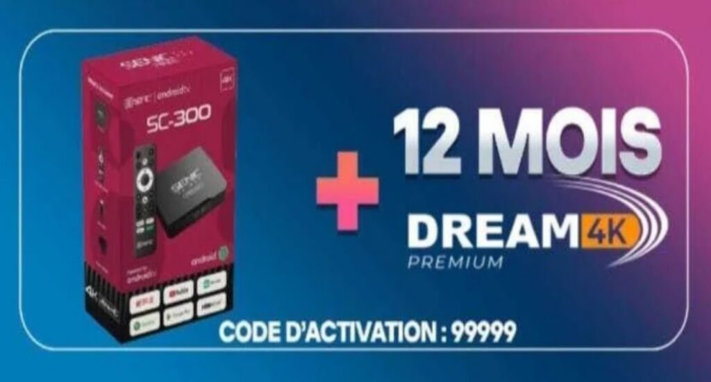 Tv Box 4k senic SC 300