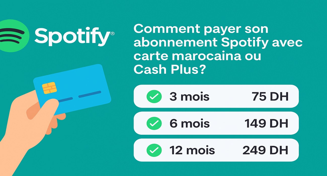 Comment payer un abonnement Spotify avec carte Marocaine ?