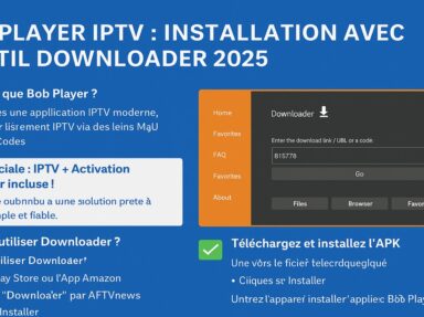 Bob Player IPTV : Installation avec l’Outil Downloader 2025