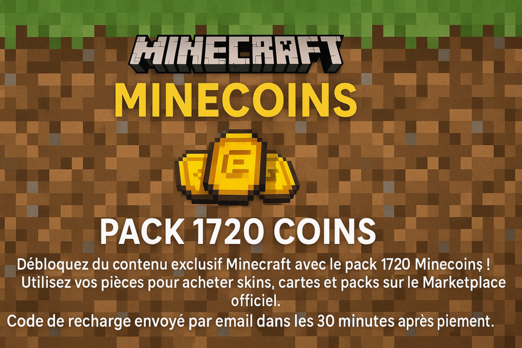 Minecoins Minecraft Maroc