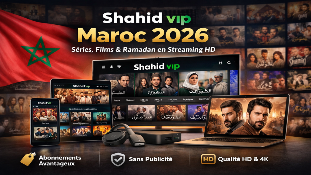 Shahid VIP Maroc 2026 en streaming