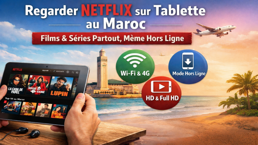 regarder Netflix sur tablette au Maroc