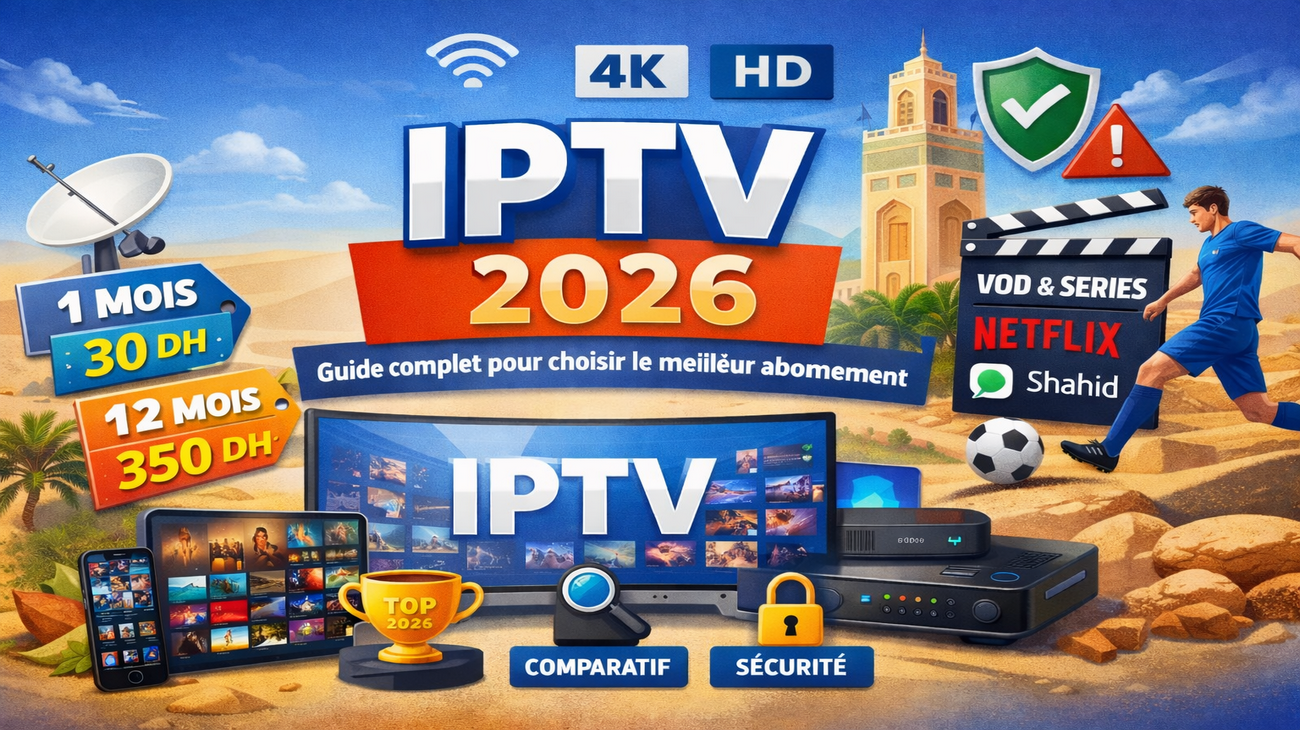 IPTV Maroc 2026 : Choisir le meilleur abonnement – Guide