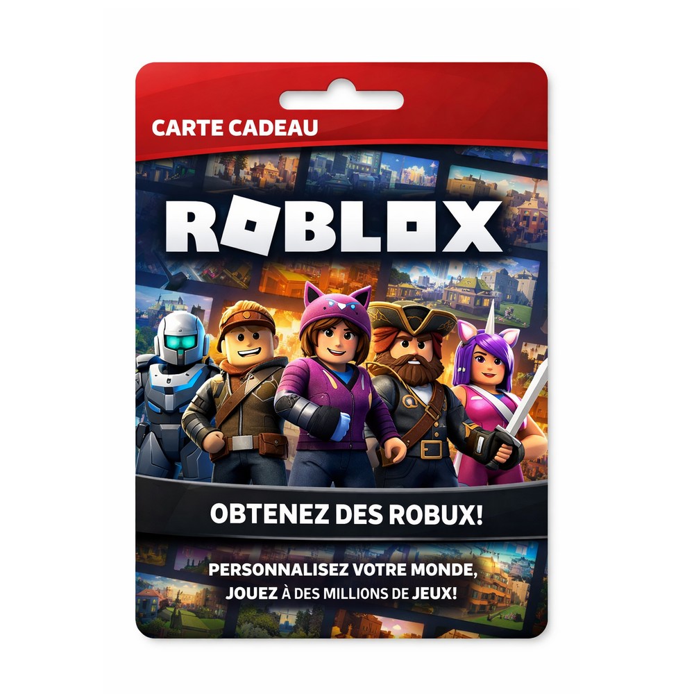 Carte Cadeau Roblox usd maroc