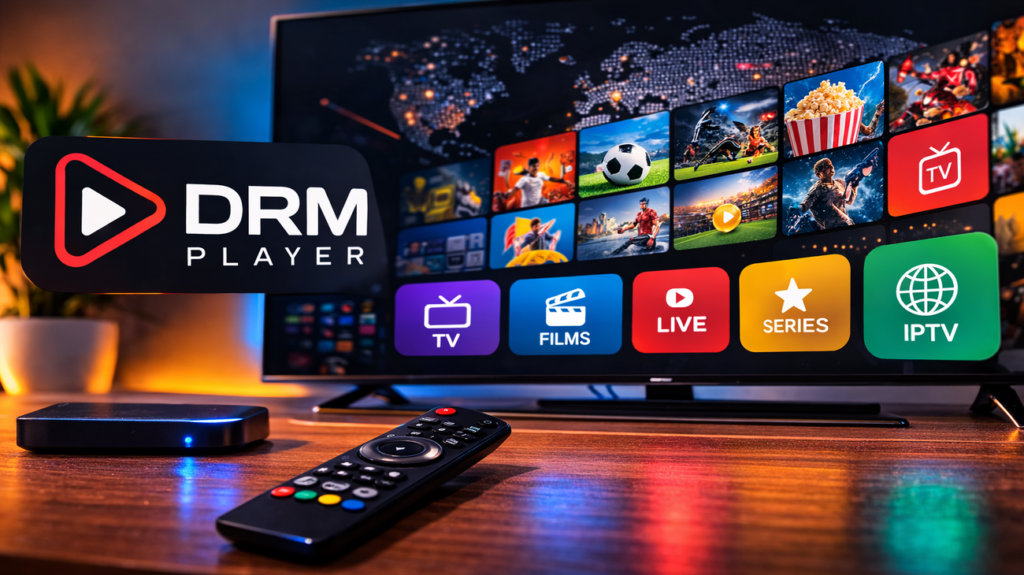 drm player iptv maroc
