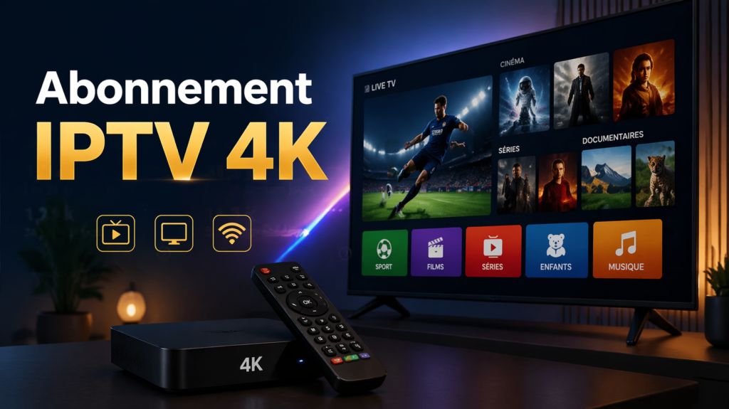 abonnement IPTV 4K Maroc 2026