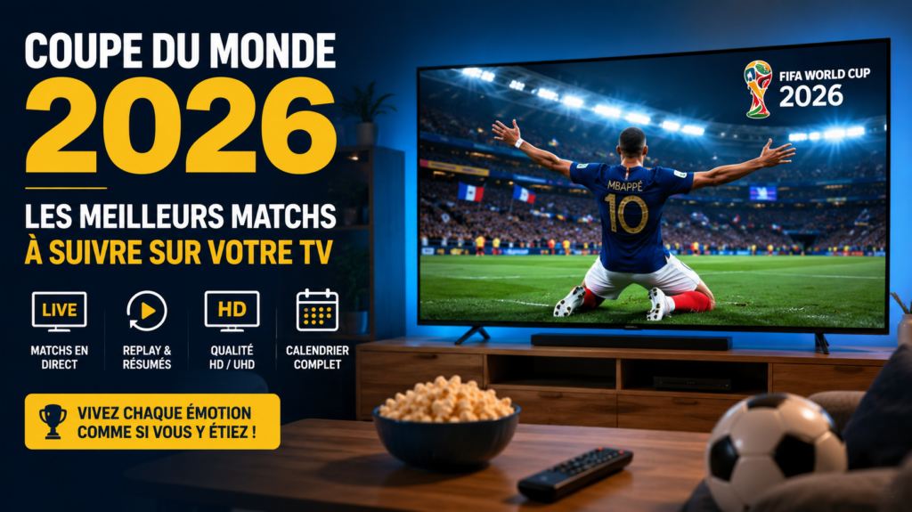 Meilleurs matchs de la Coupe du Monde 2026 à regarder sur TV