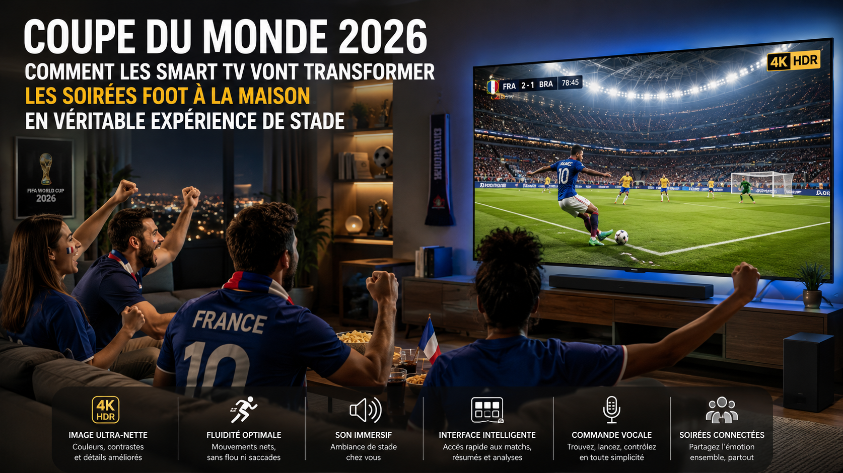 Coupe du monde 2026 sur Smart TV