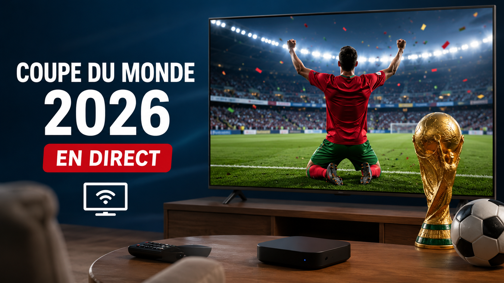 Suivre la Coupe du Monde 2026 en 4K sur Smart TV