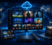 Plateforme de streaming multimédia sur plusieurs appareils, avec contenus internationaux et cloud centralisé