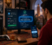 Code numérique PlayStation Network de 500 MAD affiché sur un écran et un téléphone, avec confirmation de paiement