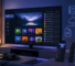 Interface de télévision connectée avec applications, smartphone et télécommande